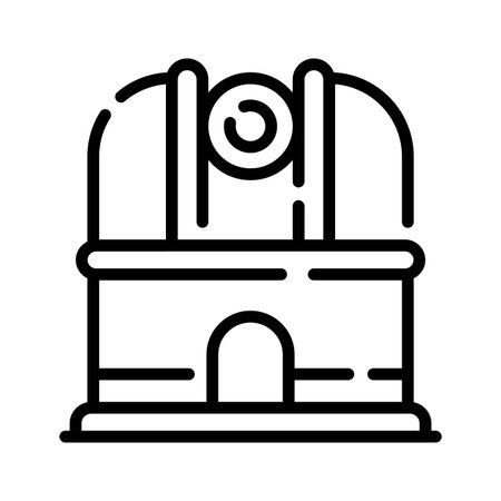 Well designed outline icon of space observatory towerのイラスト素材