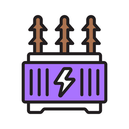 Transformer icon creatively designed in linear styleのイラスト素材