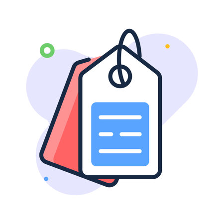 Price tag icon symbolizing sales, offers, discounts, and shoppingのイラスト素材