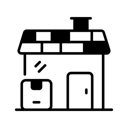 Get this amazing icon of home delivery in modern design styleのイラスト素材