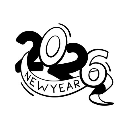 New Year 2026 banner for festive celebration and decoration