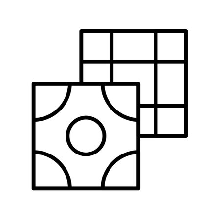 Tiles Iconのイラスト素材