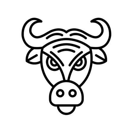 Buffalo Iconのイラスト素材