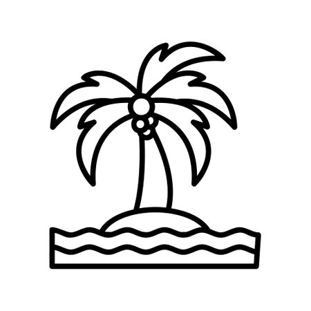 Island Iconのイラスト素材