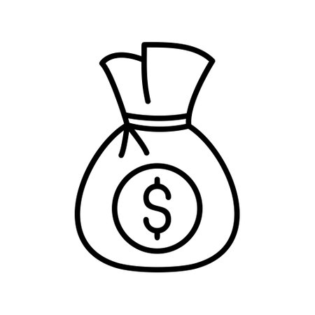 Money Bag Iconのイラスト素材
