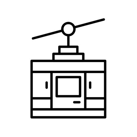 Cable Car iconのイラスト素材