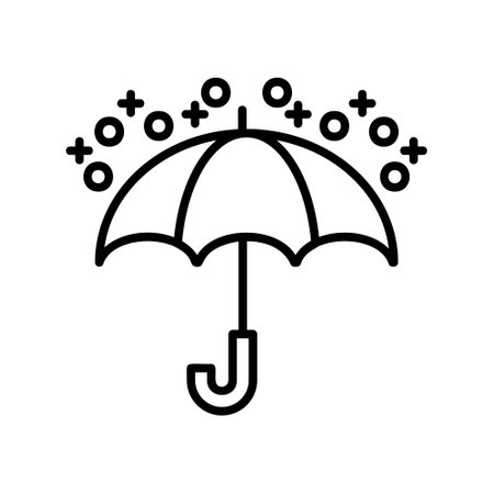 Umbrella iconのイラスト素材