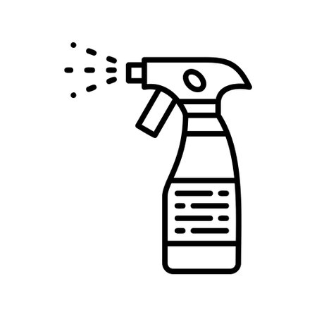 Spray Bottle Creative Icons Designのイラスト素材