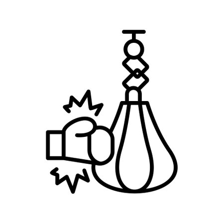 Boxing Creative Icon Designのイラスト素材