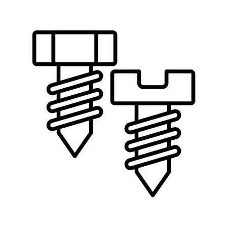 Screws Creative Icons Designのイラスト素材