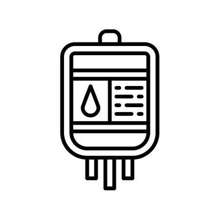 Blood Bag Creative Icons Designのイラスト素材