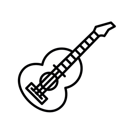 Guitar Creative Icons Designのイラスト素材