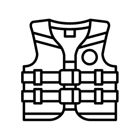 Life Jacket Creative Icons Designのイラスト素材