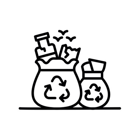 Garbage Creative Icons Designのイラスト素材
