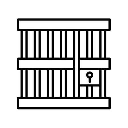 Jail Creative Icons Designのイラスト素材