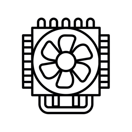 Heatsink Creative Icons Designのイラスト素材