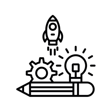 Creativity Creative Icons Designのイラスト素材