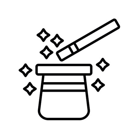 Magic Trick Creative Icons Designのイラスト素材
