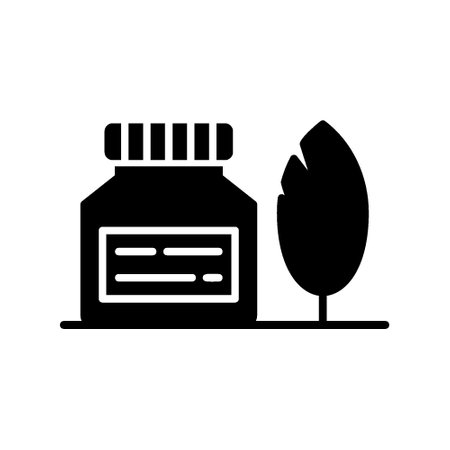 Ink Bottle Iconのイラスト素材