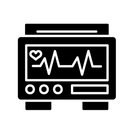 Ekg Monitor Iconのイラスト素材