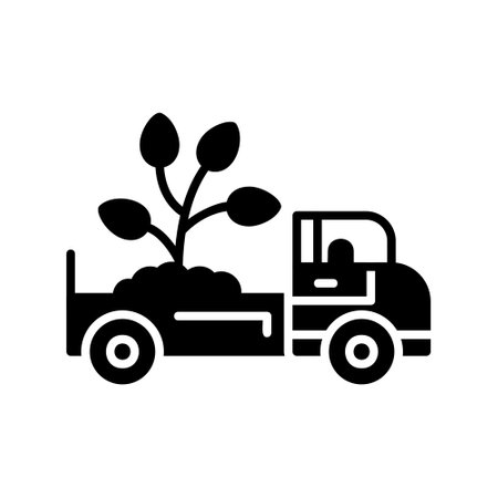 Delivery Truck Iconのイラスト素材