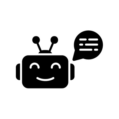 Chatbot Iconのイラスト素材