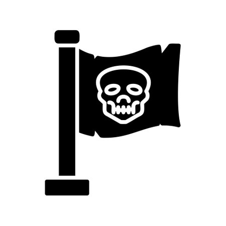Pirates Flag Iconのイラスト素材