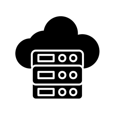 Cloud Data Iconのイラスト素材