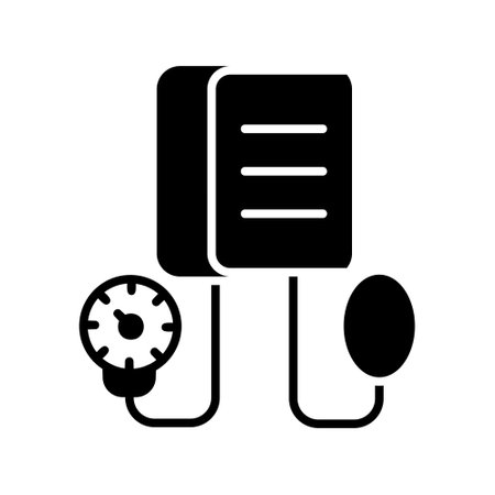 Blood Pressure Gauge Iconのイラスト素材