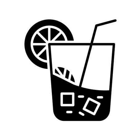 Cocktail Iconのイラスト素材