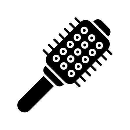 Hair Brush Creative Icons Designのイラスト素材