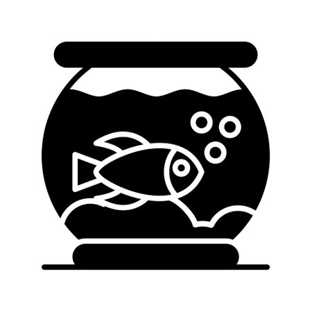 Fish Bowl Creative Icons Designのイラスト素材