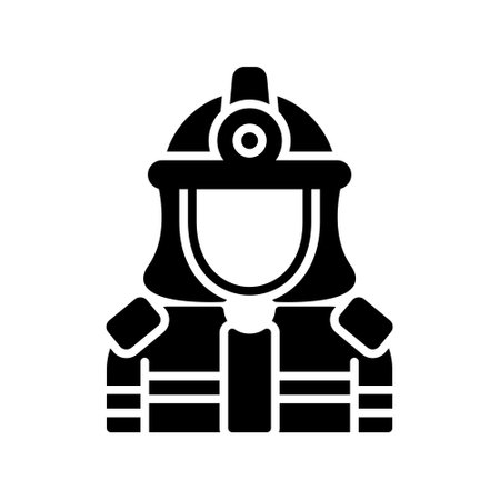 Firefighter Creative Icons Designのイラスト素材