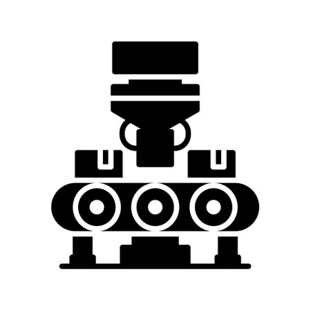 Conveyor Belt Creative Icons Designのイラスト素材