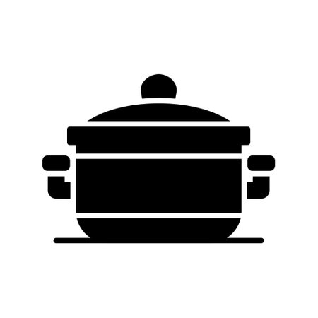 Cooking Pot Creative Icons Designのイラスト素材