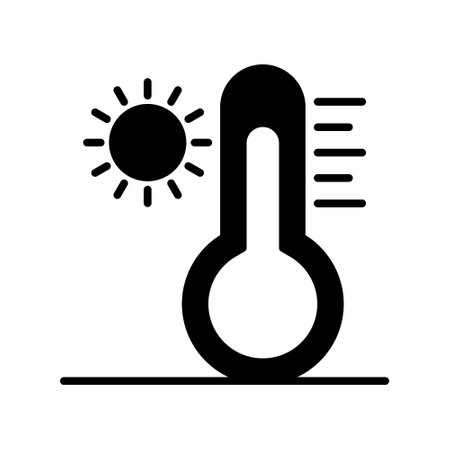 High Temperature Creative Icons Designのイラスト素材