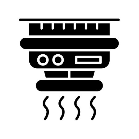 Smoke Detector Creative Icons Designのイラスト素材