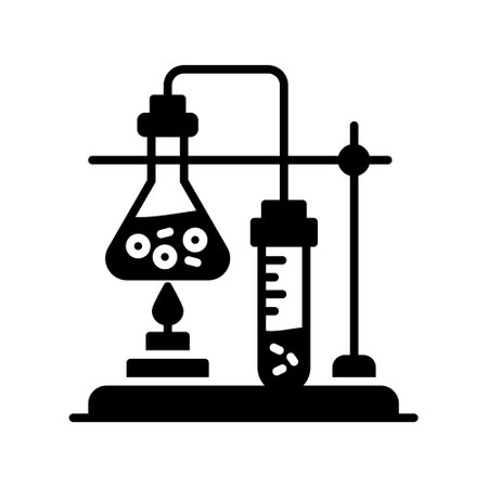 Test Tubes Creative Icons Designのイラスト素材