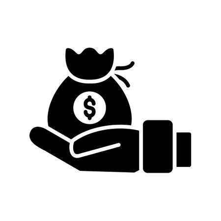 Money Bag Creative Icons Designのイラスト素材