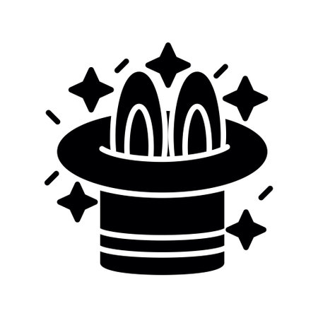 Magic Trick Creative Icons Designのイラスト素材