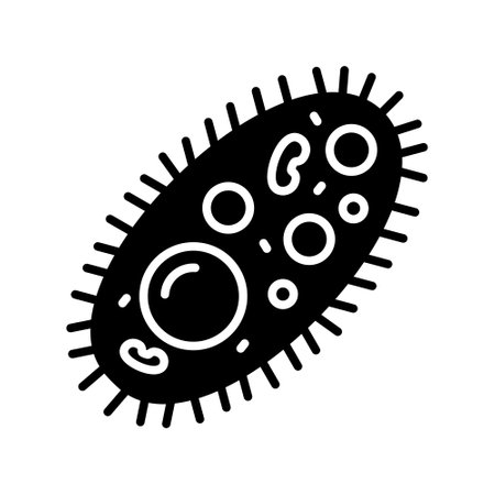 Bacteria Creative Icons Designのイラスト素材