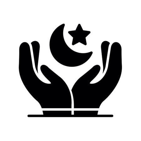 Prayer Creative Icons Designのイラスト素材