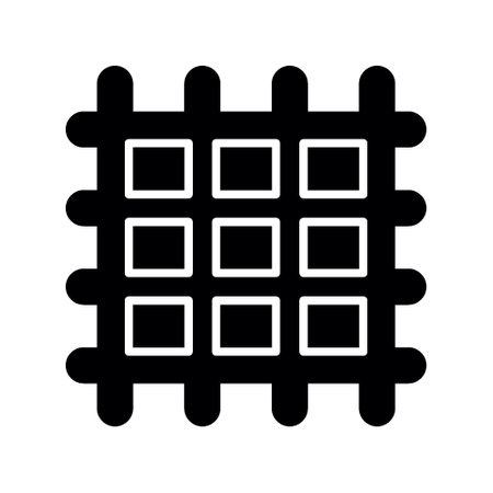 Grid Creative Icons Designのイラスト素材