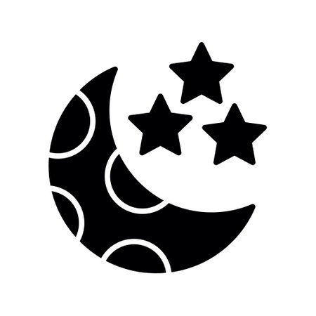 Night Creative Icons Designのイラスト素材