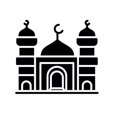Mosque Creative Icons Designのイラスト素材