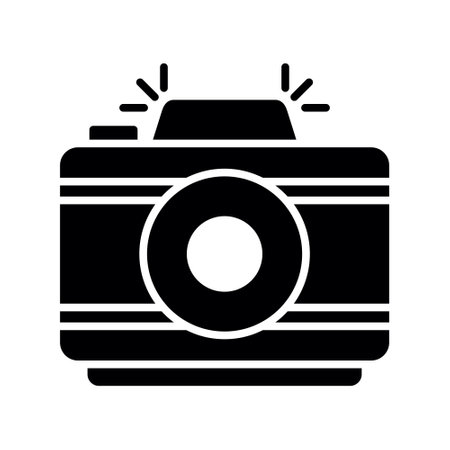 Camera Creative Icons Designのイラスト素材