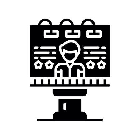 Billboard Creative Icons Designのイラスト素材