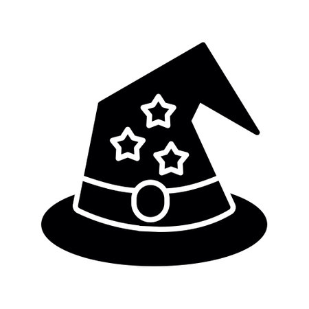 Wizard Hat Creative Icons Designのイラスト素材