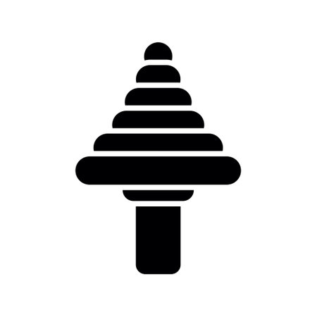 Edge Step Drill Creative Icons Designのイラスト素材