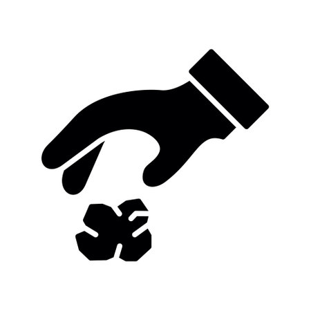 Throwing Trash Creative Icons Designのイラスト素材